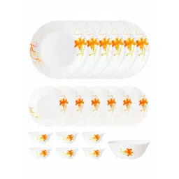 Cello Floral White Opalware 19 Pieces Dinner Set-picture-43