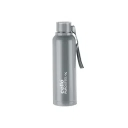 Cello Grey Stainless Steel Puro Water Bottle (650 ml)-picture-36