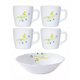 Cello Printed White Opalware 5 Mugs-picture-18