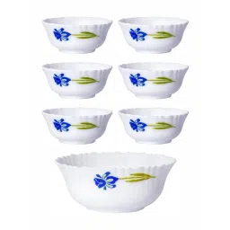 Cello Printed White Opalware 7 Pieces Serving Bowls-picture-19