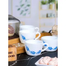 Cello White Opalware Cup (0.13 L) - Set of 6-picture-20