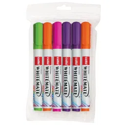 Cello WhiteMate White Board Marker Vivid Assorted Ink, 8907234014006 (Pack of 6)-picture-24