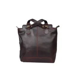 Celtic Brown Leather Backpack-picture-12