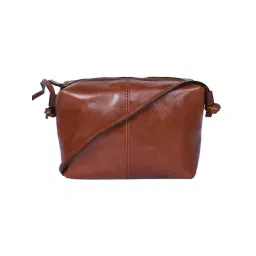 Celtic Brown Leather Cross Body Bag-picture-19