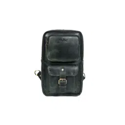 Celtic Green Leather Cross Body Bag-picture-23