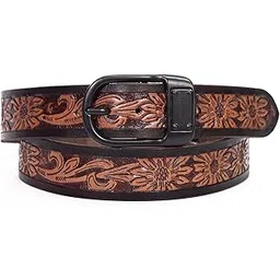 celtic Printed Belt with Black Buckle | Trendy Adjustable Belt for Men & Women | Everyday Fashion Accessory-picture-13