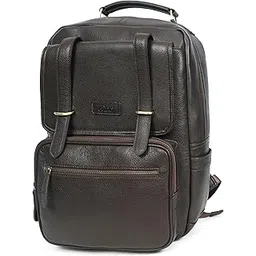 celtic Soft Black Leather Backpack – Elegant, Versatile & Well-Organized-picture-10