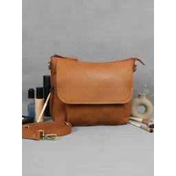 Celtic Tan Leather Cross Body Bag-picture-19