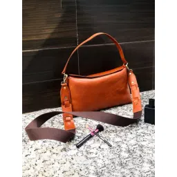 Celtic Tan Small Leather Cross Body Bag-picture-15