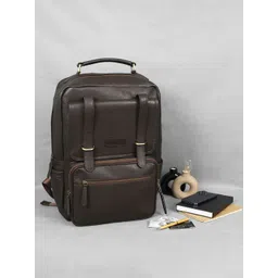 Celtic Unisex Leather Textured Laptop Backpack-picture-20