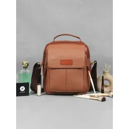 Celtic Unisex Solid Crossbody Leather Shoulder Bag-picture-12