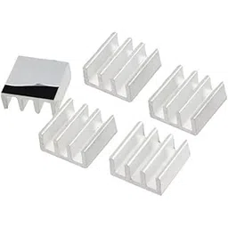 CentIoT - 11X11X5MM Aluminium Heatsink (Straight Fins Anodised Silver with 3M Thermal Sticker)-picture-13