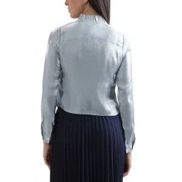 Centrestage Grey Straight Fit Shirt image 2