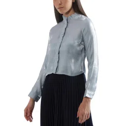 Centrestage Grey Straight Fit Shirt image 3