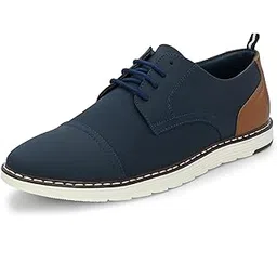 centrino Men's Casual Shoes |Stylish Lace-Up Design | Soft Cushioned Insole for Comfort | Lightweight & Breathable |Oxfords Walking, Office Comfortable Shoe |Classy Sneakers with Extra Comfort (6569)-picture-48