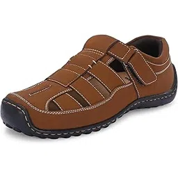 centrino Men's Fisherman Sandals | Cushioned Insole & Hook & Loop Straps | Trendy Sporty Design with Premium Upper | Closed-Toe Sandals for Travel & Walking (6620)-picture-14