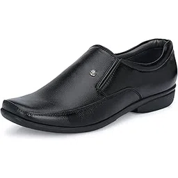 centrino mens Moccasin Formal Shoe (Black_9 UK_8602-1)-picture-13