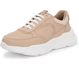 centrino Women Chunky Sneaker | Cushioned Insole for Comfort | Stylish Lace-Up Design | Perfect for Casual Shoe for Girls (A6850)-picture-12