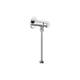 CERA Aquamatic Self Closing Angle Cock Pressmatic for Urinal with Wall Flange and Pipe, F9020203 image 1