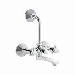 Cera Diva Stainless Steel Silver Chrome Finish Wall Mixer with Bend Pipe for Overhead Shower, F2010401-picture-37