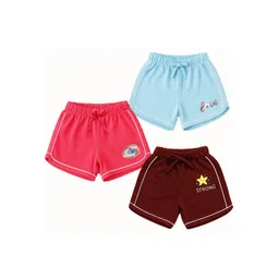 CERABI Girls Pack Of 3 High-Rise Cotton Shorts-picture-33