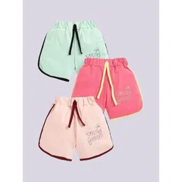 CERABI Girls Pack of 3 Regular Fit High-Rise Shorts-picture-22