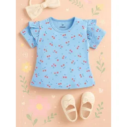 CERABI Women Printed Pure Cotton Top-picture-32