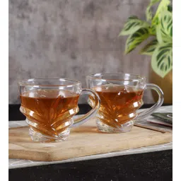 ceradeco Arias 190ml Transparent Ceramic (Set of 6) Tea Cup-picture-33