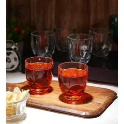 Ceradeco Water Juice Glasses 225 Ml Set Of 6-picture-19