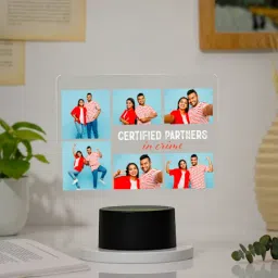 Certified Partners Personalized LED Lamp For Siblings-picture-23