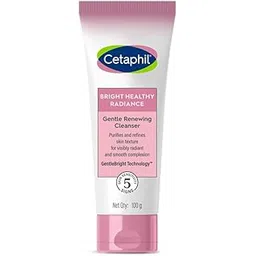 Cetaphil Bright Healthy Radiance Gentle Renewing Cleanser|100G|Gentlebright Technology With Vitamin E-Releasing Jojoba Beads|For All Skin Types|Fragrance Free,1 Count-picture-37