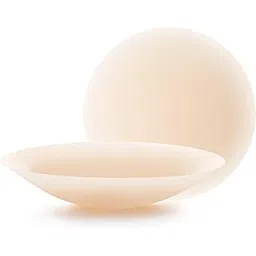 ceuta Pasties Silicone-Women's Reusable Nipple Cover - Silicone Nipple Cover Bra Pad - Adhesive Reusable Nipple Pads - Thin Silicone Nipple Cover Pasties (Pack of 1 Pair) Pink/Nude-picture-40