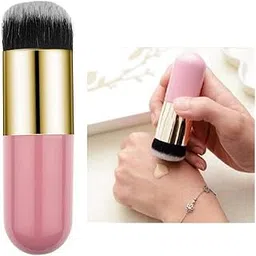 CEUTA Powder Makeup Brush, Flat Kabuki Brush, Single Large Makeup Brush Soft Face Mineral Powder Foundation Brush Blush Brush for Blending Makeup, (1Pcs) (Multi Color)-picture-45