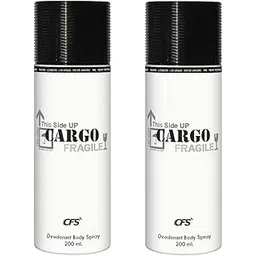 CFS Cargo White Deodorant Body Spray Long lasting Freshness Combo-picture-49