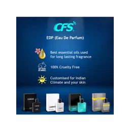 CFS Unisex Cargo Blue Long Lasting Perfume - 100 ml image 2