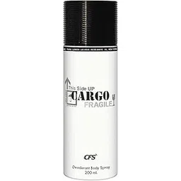 CFS CREATIVE FRAGRANCE SERIES Cargo White Deodorant Body Spray for Unisex, 200ml-picture-14