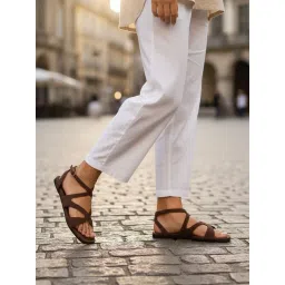 Chaal Chalan Women Brown Emily Sandals-picture-22