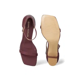 Chaal Chalan Women Purple Adele Sandal Heels image 4