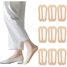 chacko 3 Pairs Women's No Show Liner Socks-Women's Invisible Socks Low-cut Footies for Flats High Heels,Hidden,Loafer-picture-10