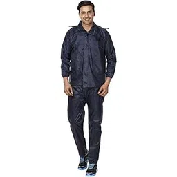 chacko Men's Waterproof Jacket & Trousers Suit Set Rainsuit Wind Resistant, Lightweight & Breathable Rain Coat_Pack Of 01-picture-24