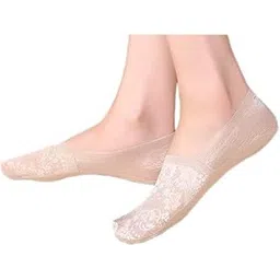 chacko Women's No-show Net Socks/Footies Socks/Foot Cover_Free Size(Pack Of 01)-picture-17