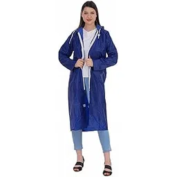 chacko Women's Waterproof PVC Raincoat with Cap & Cover_Pack Of 01(Purple)-picture-12