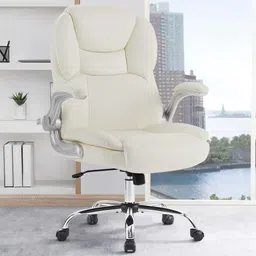 chairtech Leatherette Office Adjustable Arm Chair-picture-28