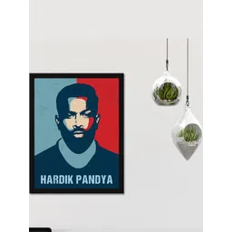 Chaka Chaundh Hardik pandya Quotes Wall Art-picture-26