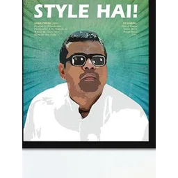 Chaka Chaundh Multicoloured 1 Piece Paper Other Wall Photographs-picture-27