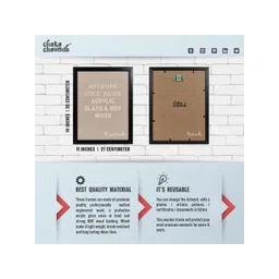 Chaka Chaundh Multicoloured 1 Piece Wood Other Wall Photographs image 3