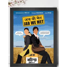 Chaka Chaundh Multicoloured 1 Piece Wood Wall Paintings image 4