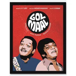 Chaka Chaundh Wall Art with Frame-picture-22