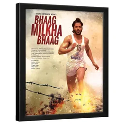 Chaka Chaundh Wall Art with Frame-picture-19