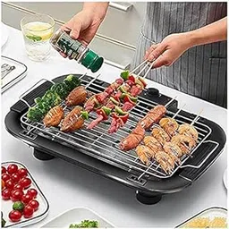 CHALISA 2000W Electric Smokeless Portable Adjustable Temperature Control Indoor And Outdoor Barbeque Grill Removable Water Filled Drip Tray-picture-29